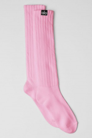 Alo Yoga Unisex Scrunch Naisten Sukat Pinkki | Suomi 4839-HYGAP