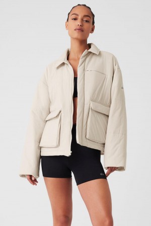 Alo Yoga Voyage Utility Cargo Naisten Takit Bone | Suomi 0365-WPUZC
