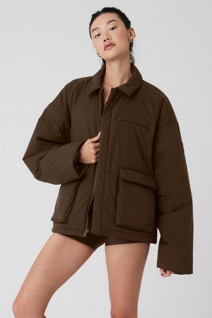 Alo Yoga Voyage Utility Cargo Naisten Takit Espresso | Suomi 6975-LUMHK