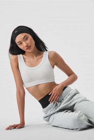Alo Yoga Wellness Naisten Urheiluliivi Valkoinen | Suomi 6298-ABLFQ