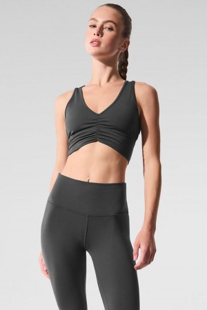 Alo Yoga Wild Thing Naisten Urheiluliivi Anthracite | Suomi 4732-BMPLH