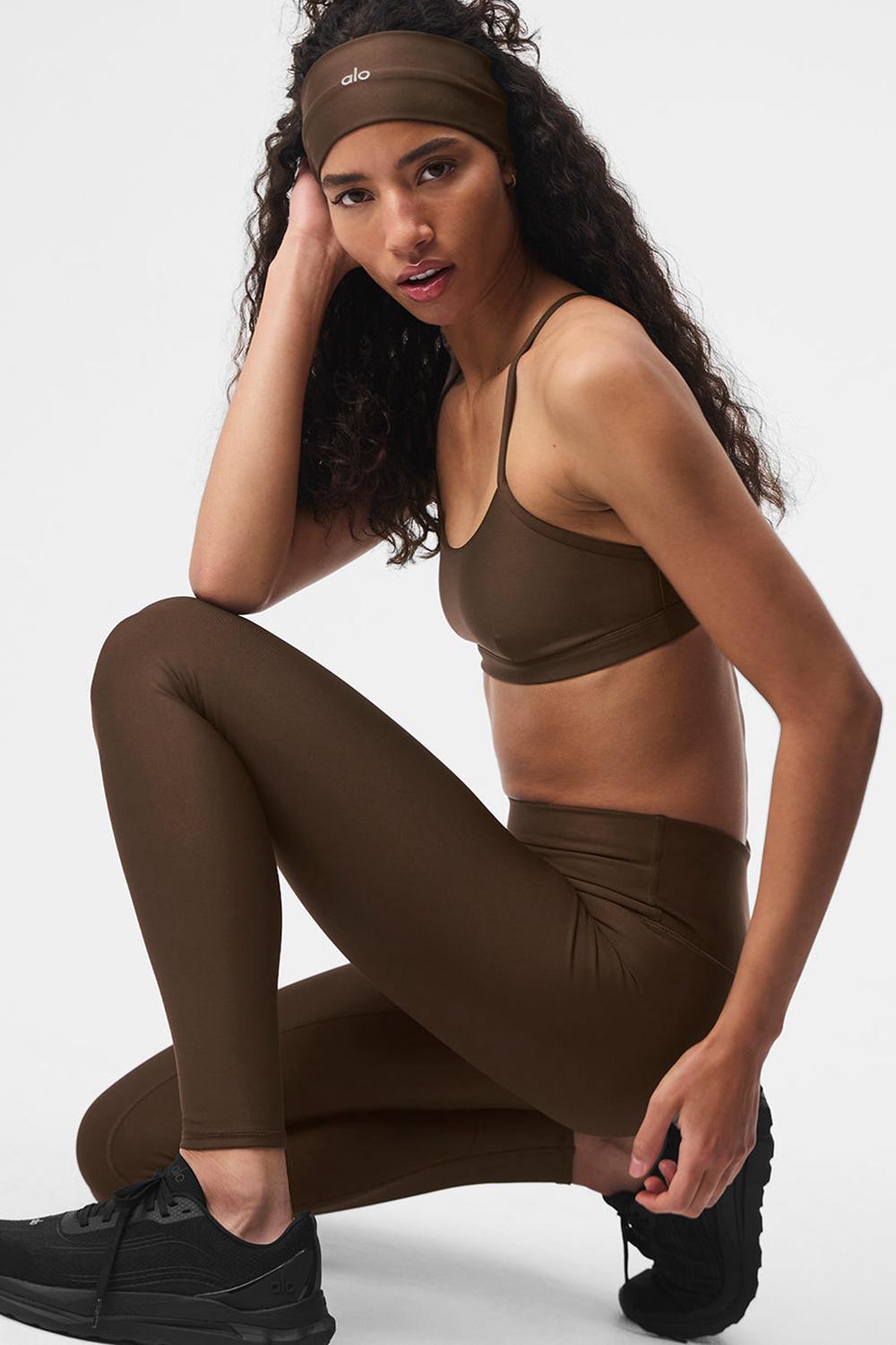 Alo Yoga 7/8 High-Waist Airlift Naisten Leggings Espresso | Suomi  4512-CLHVZ