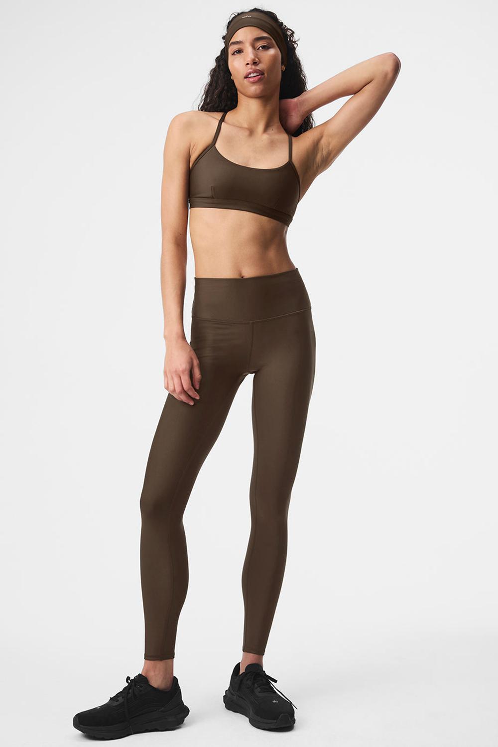 Alo Yoga 7/8 High-Waist Airlift Naisten Leggings Espresso | Suomi  4512-CLHVZ