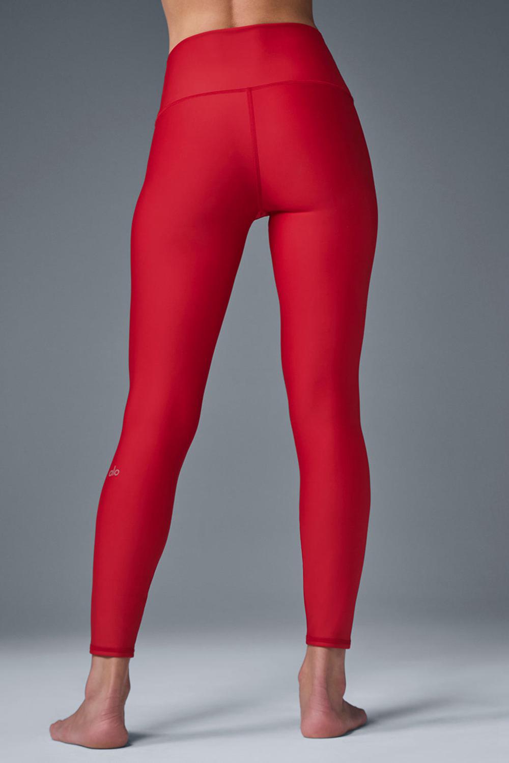 Alo Yoga 7/8 High-Waist Airlift Naisten Leggings Punainen | Suomi  9872-KPVWH