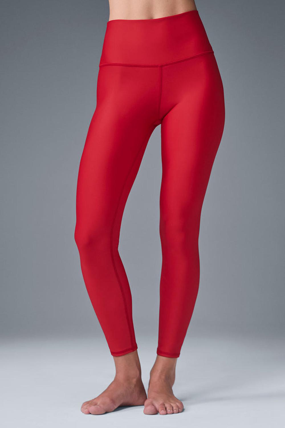 Alo Yoga 7/8 High-Waist Airlift Naisten Leggings Punainen | Suomi  9872-KPVWH