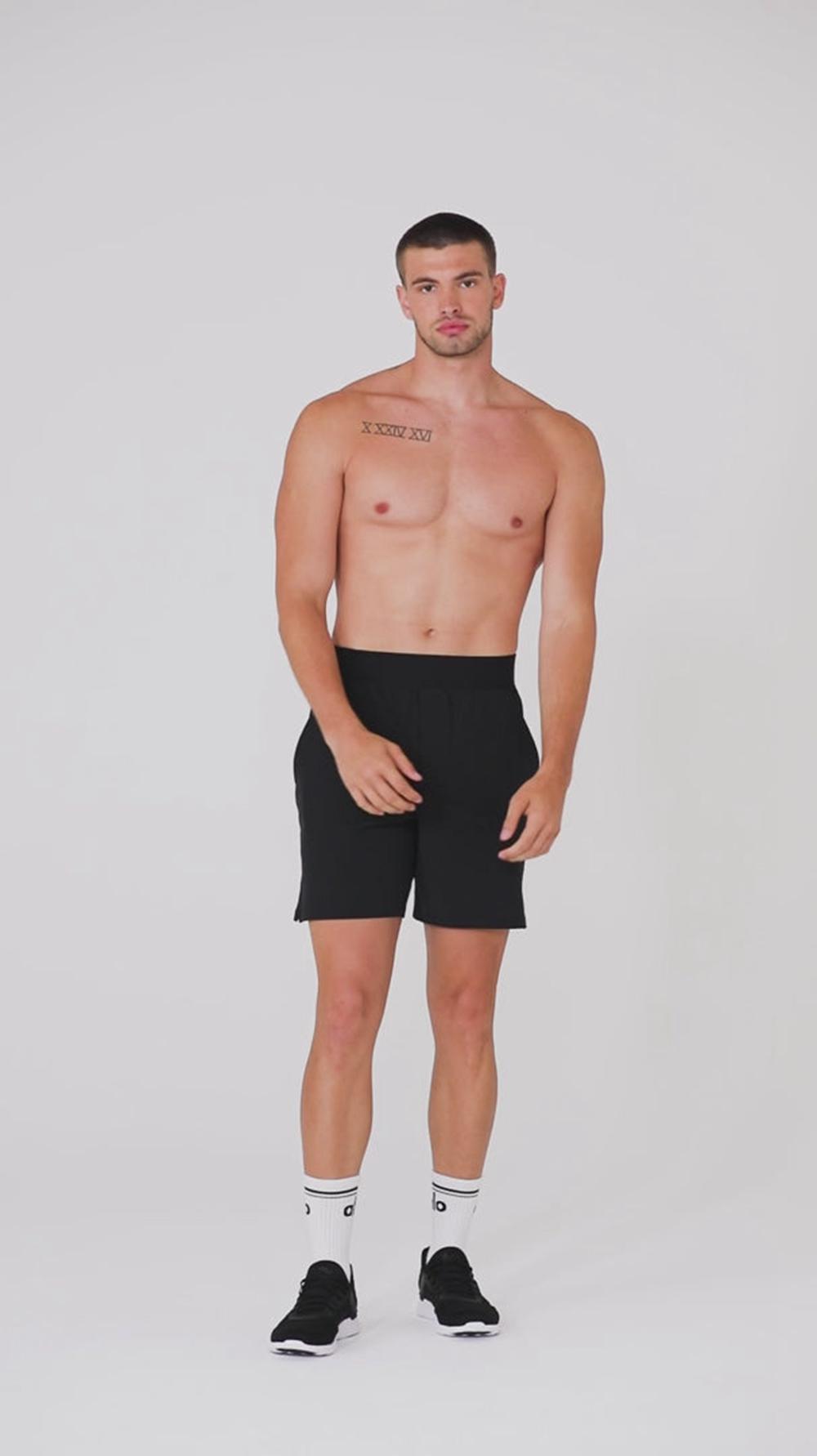 Alo Yoga 7'' Repetition Miesten Shortsit Harmaat | Suomi  5371-WEBTZ