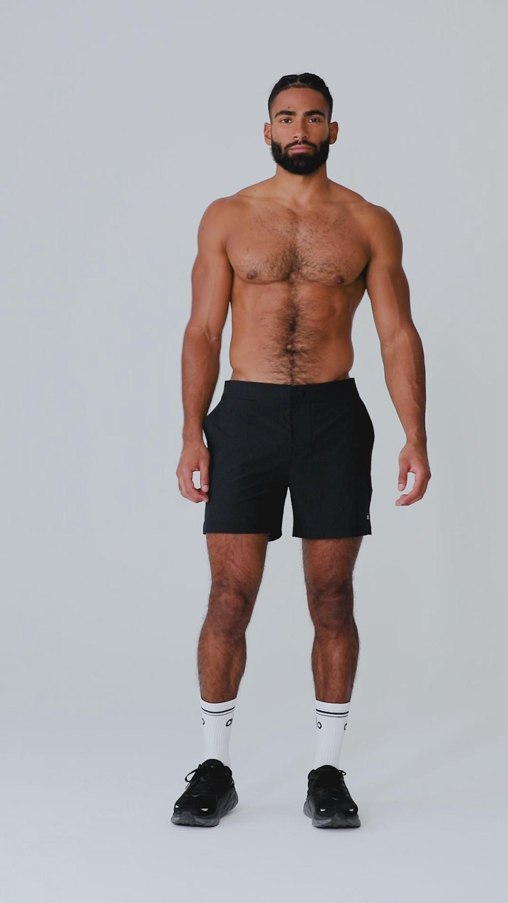 Alo Yoga 7'' Sport Miesten Shortsit Mustat | Suomi  5436-WZCDJ