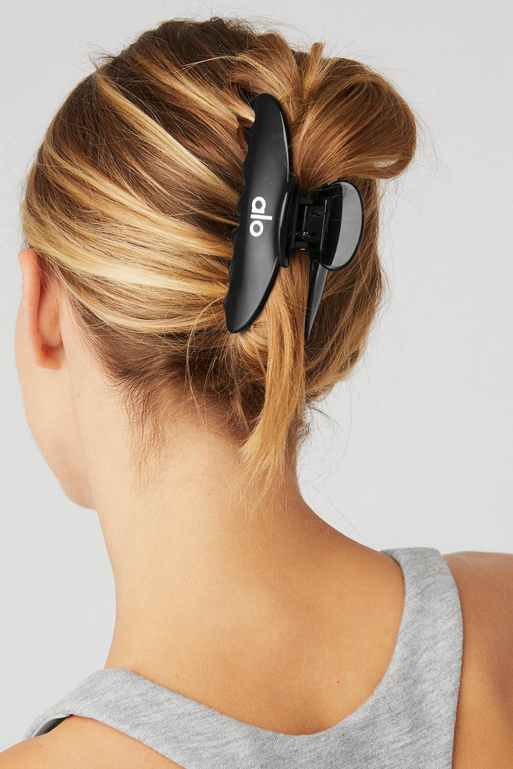 Alo Yoga 90's Claw Clip Naisten Hair Claw Mustat | Suomi  7052-CEWAP
