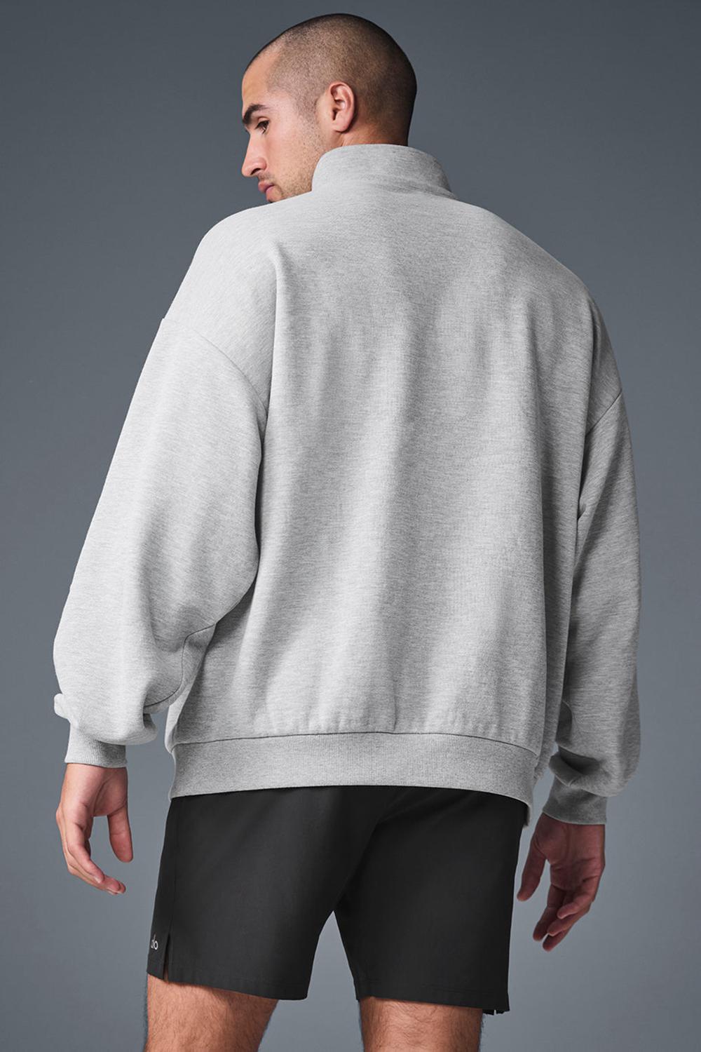 Alo Yoga Accolade 1/4 Zip Miesten Villapusero Harmaat | Suomi  7861-OHGLW