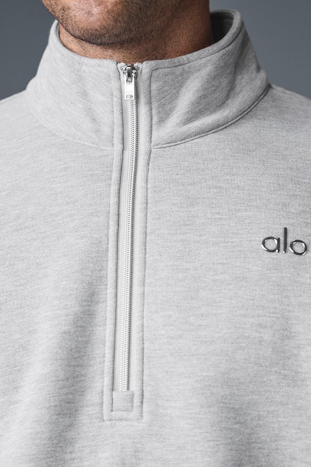 Alo Yoga Accolade 1/4 Zip Miesten Villapusero Harmaat | Suomi  7861-OHGLW