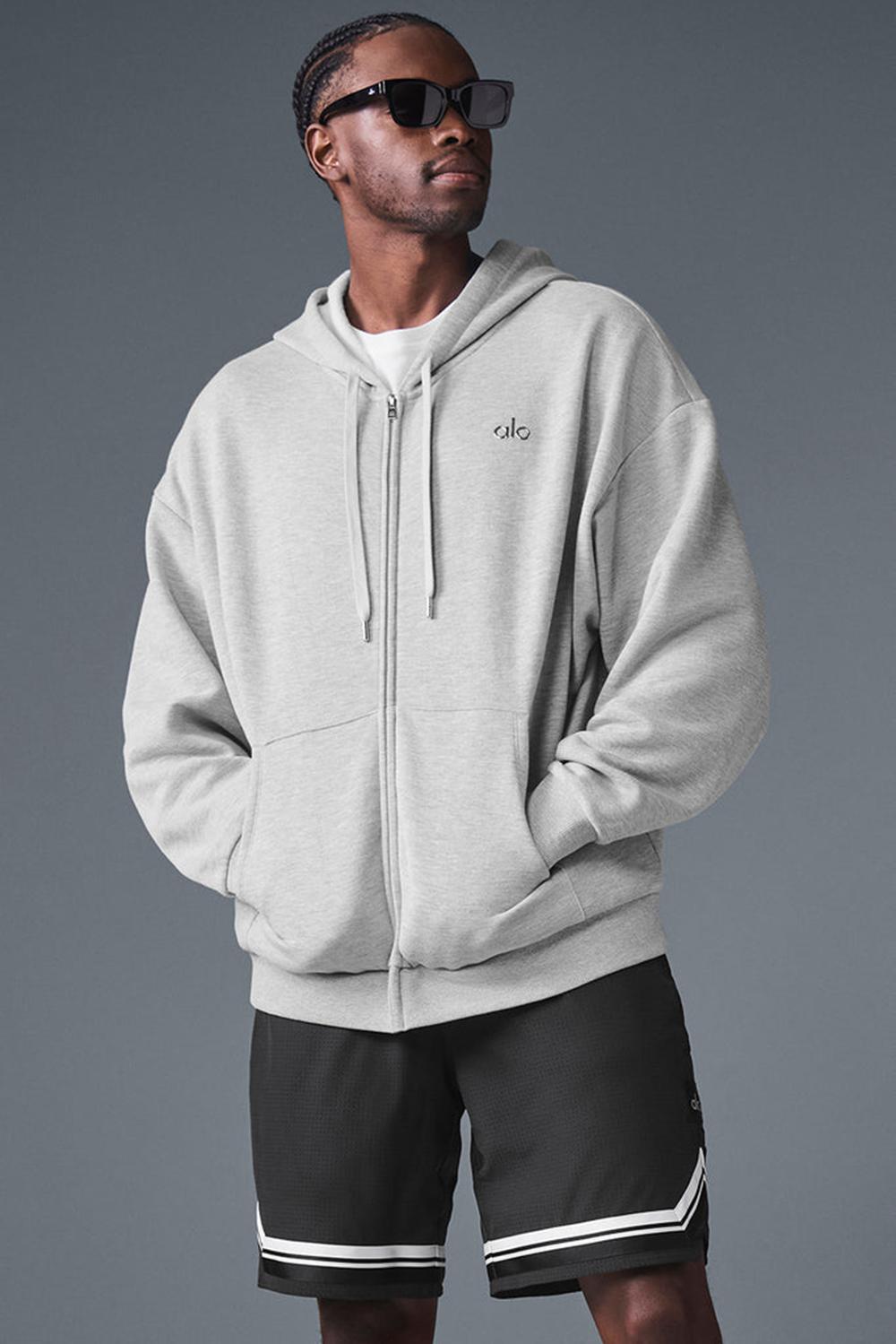 Alo Yoga Accolade Full Zip Miesten Huppari Harmaat | Suomi  2456-XEUNQ