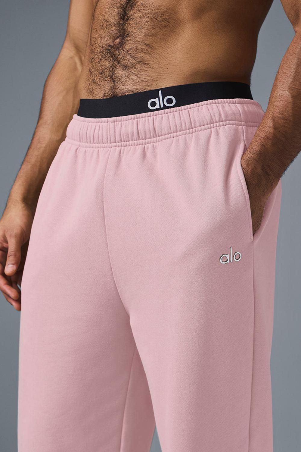 Alo Yoga Accolade Miesten Collegehousut Pinkki | Suomi  1349-AKLIJ