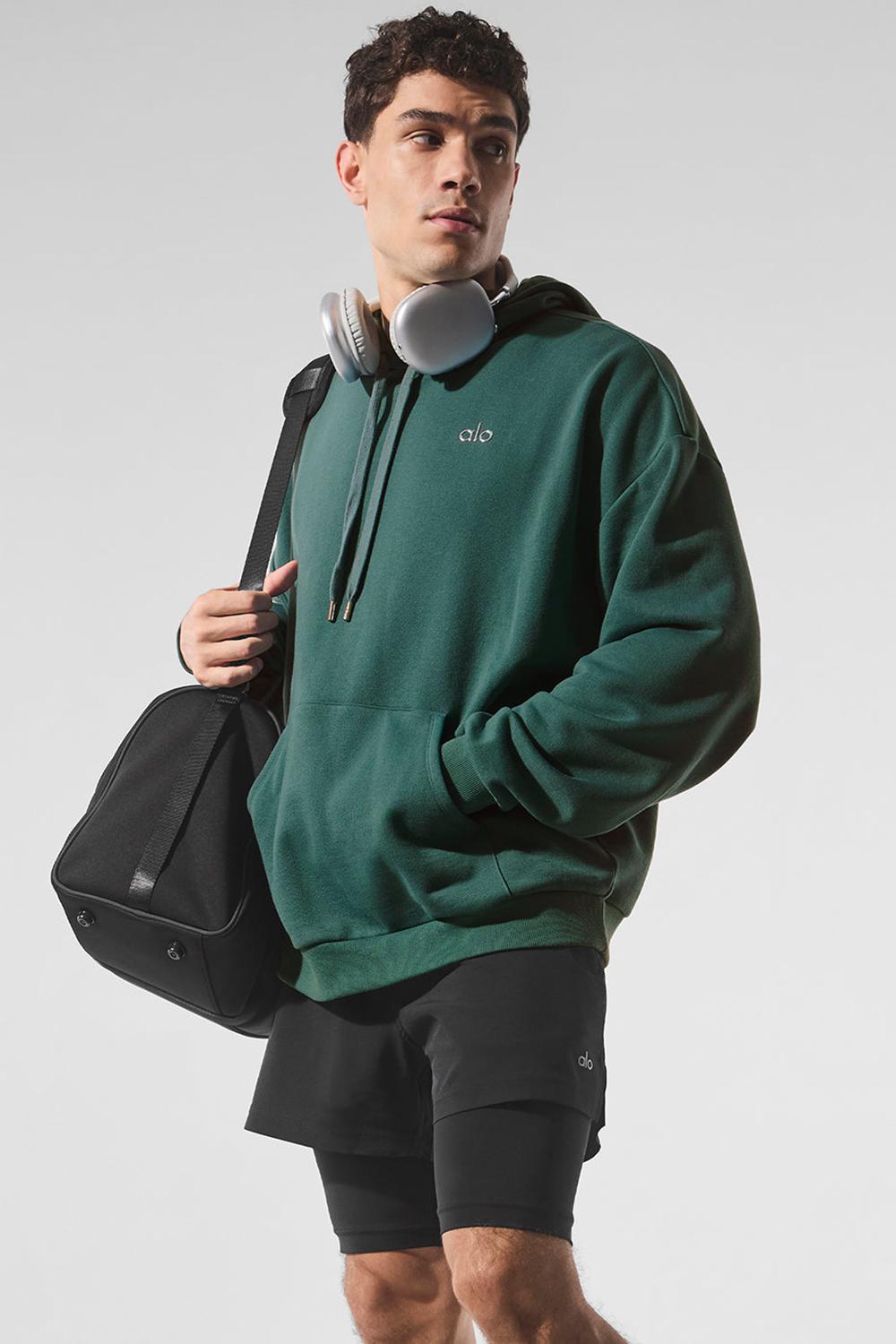 Alo Yoga Accolade Miesten Huppari Winter Ivy | Suomi  1408-QHJMG