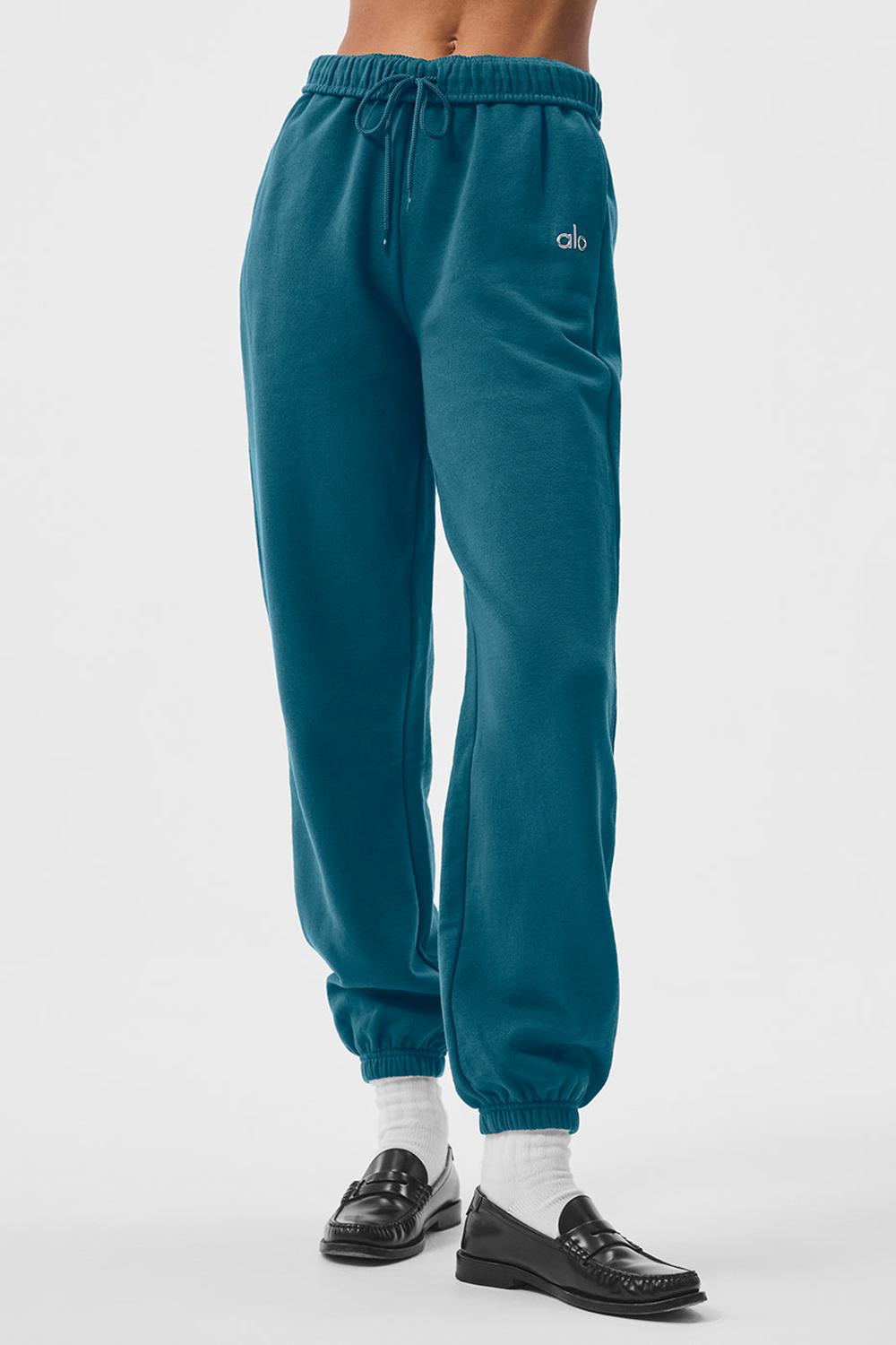 Alo Yoga Accolade Naisten Collegehousut Oceanic Teal | Suomi  0238-OPHNR