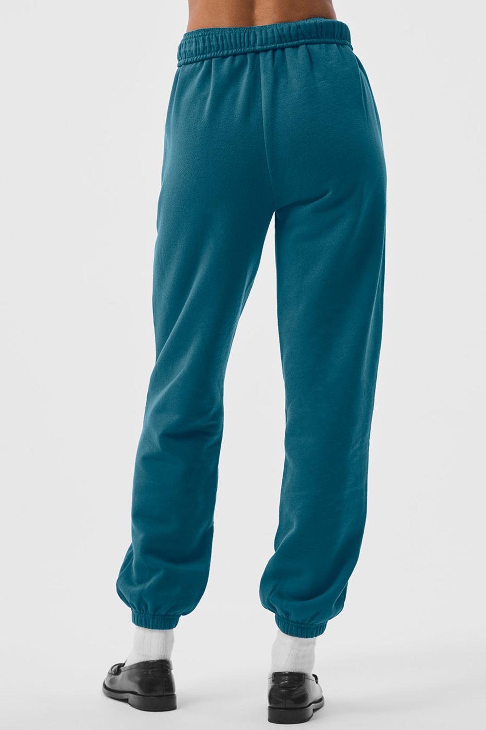 Alo Yoga Accolade Naisten Collegehousut Oceanic Teal | Suomi  0238-OPHNR