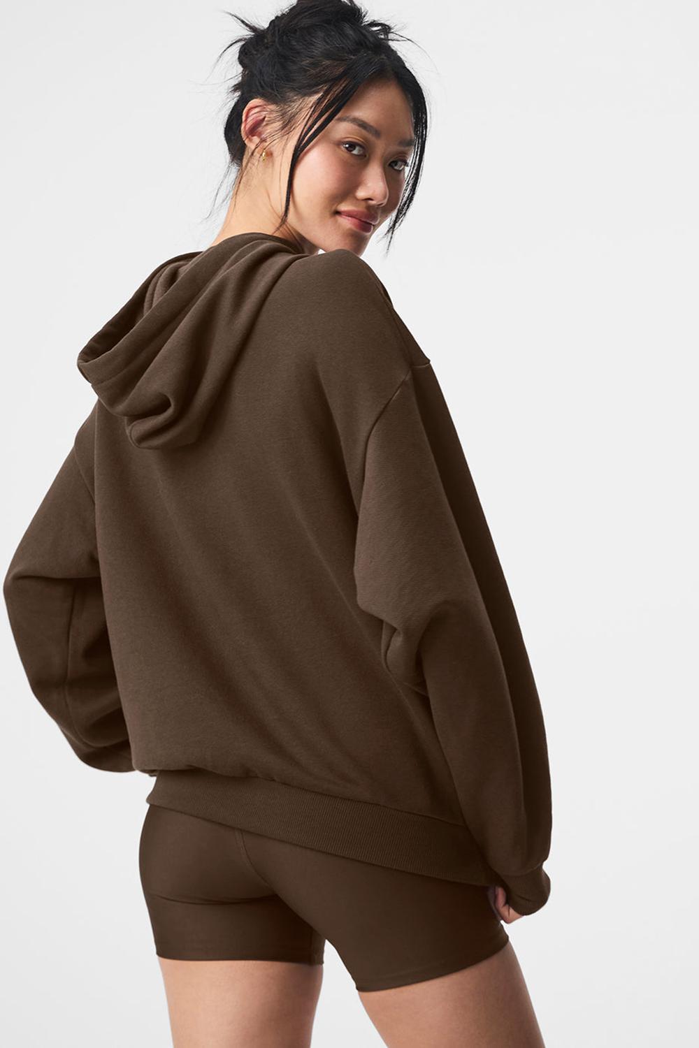Alo Yoga Accolade Naisten Huppari Espresso | Suomi  6098-IDTXN
