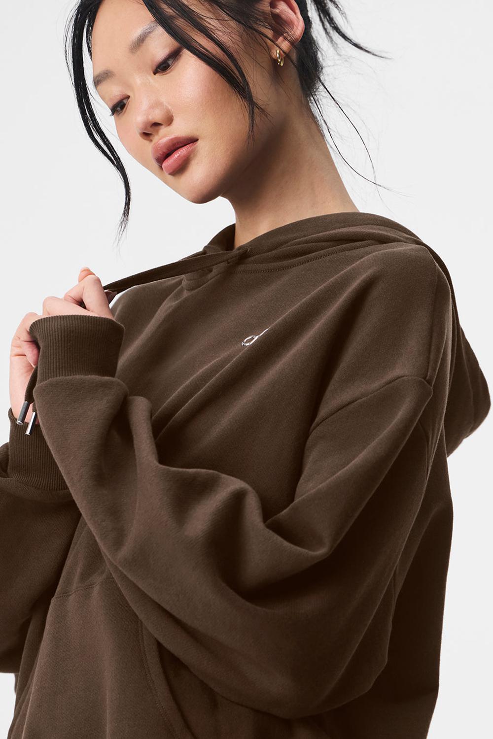 Alo Yoga Accolade Naisten Huppari Espresso | Suomi  6098-IDTXN