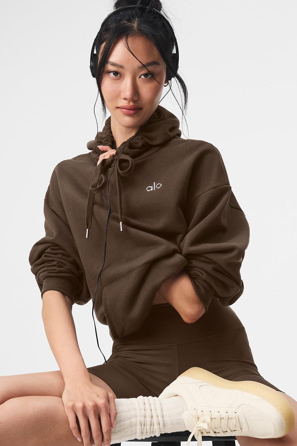 Alo Yoga Accolade Naisten Huppari Espresso | Suomi  6098-IDTXN