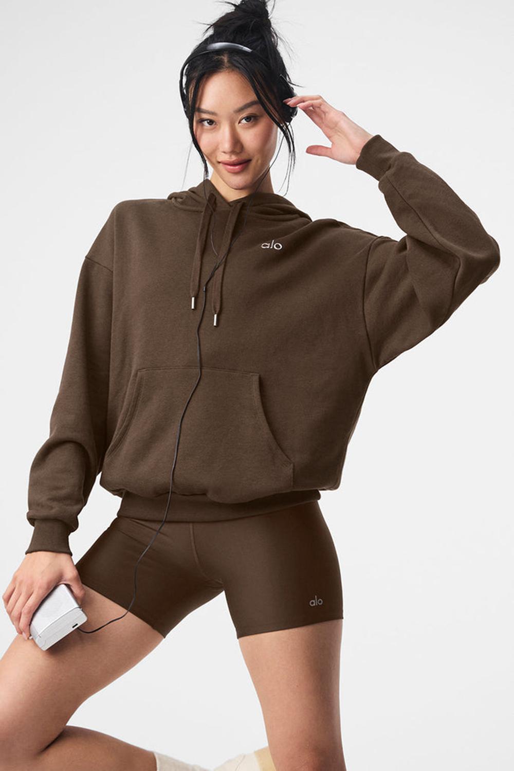 Alo Yoga Accolade Naisten Huppari Espresso | Suomi  6098-IDTXN