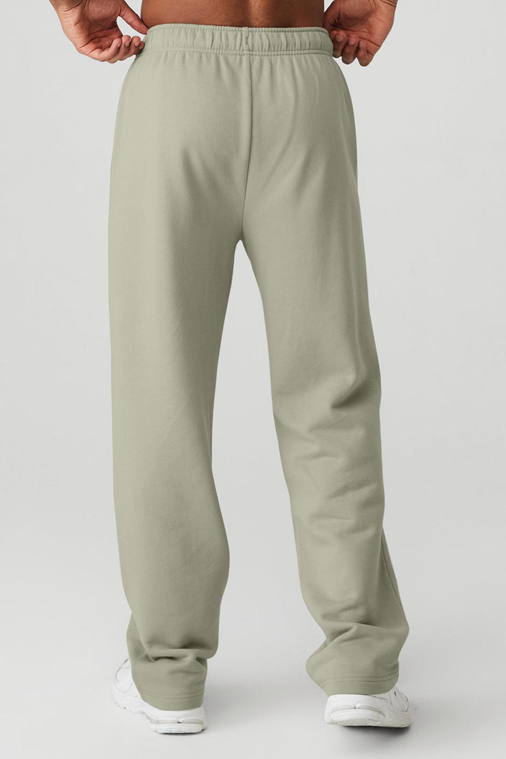 Alo Yoga Accolade Straight Leg Miesten Collegehousut Limestone | Suomi  4207-FCMLR