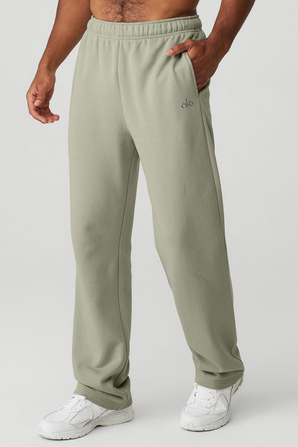 Alo Yoga Accolade Straight Leg Miesten Collegehousut Limestone | Suomi  4207-FCMLR