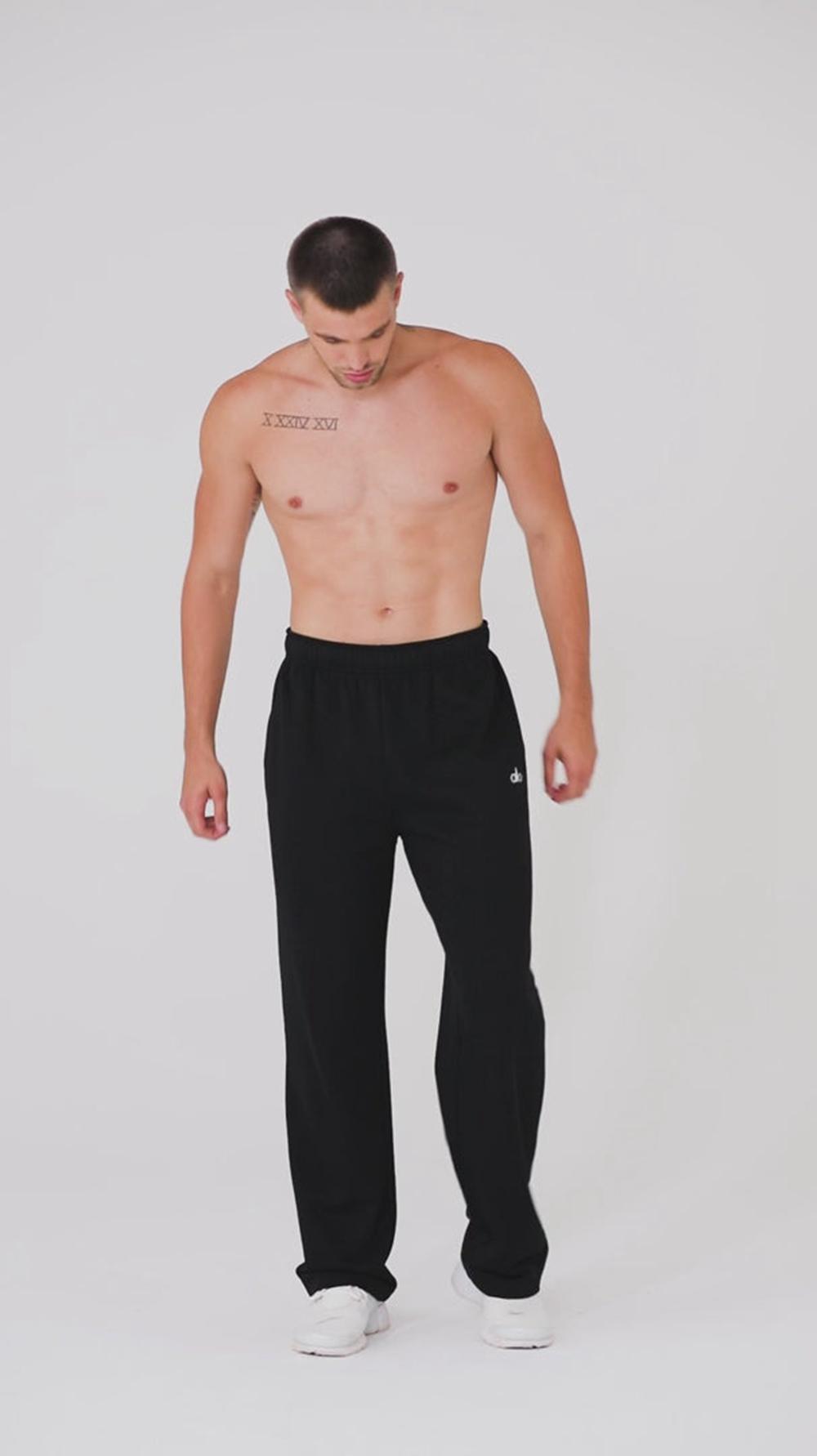 Alo Yoga Accolade Straight Leg Miesten Collegehousut Vihreä | Suomi  9710-TXFLA