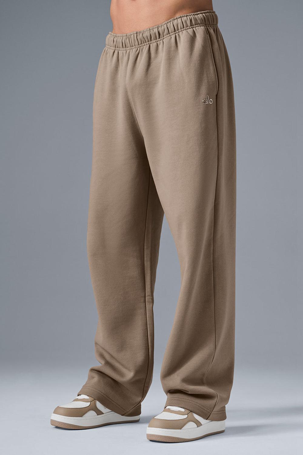 Alo Yoga Accolade Straight Leg Miesten Collegehousut Gravel | Suomi  7654-AGZNW