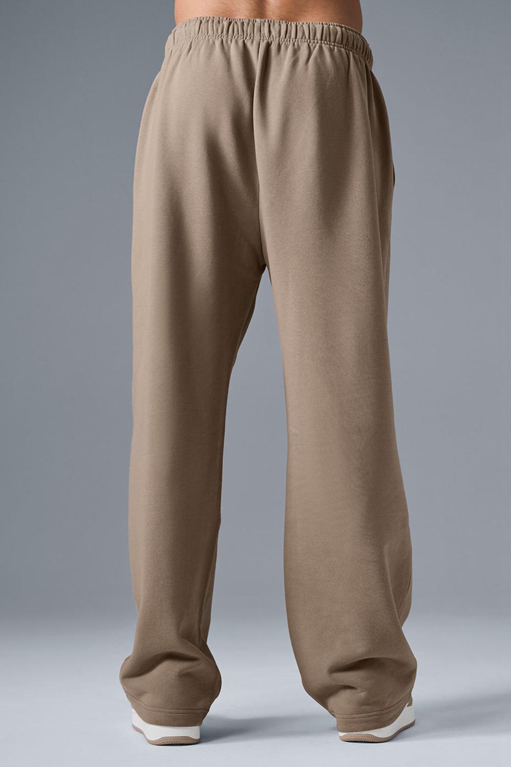 Alo Yoga Accolade Straight Leg Miesten Collegehousut Gravel | Suomi  7654-AGZNW