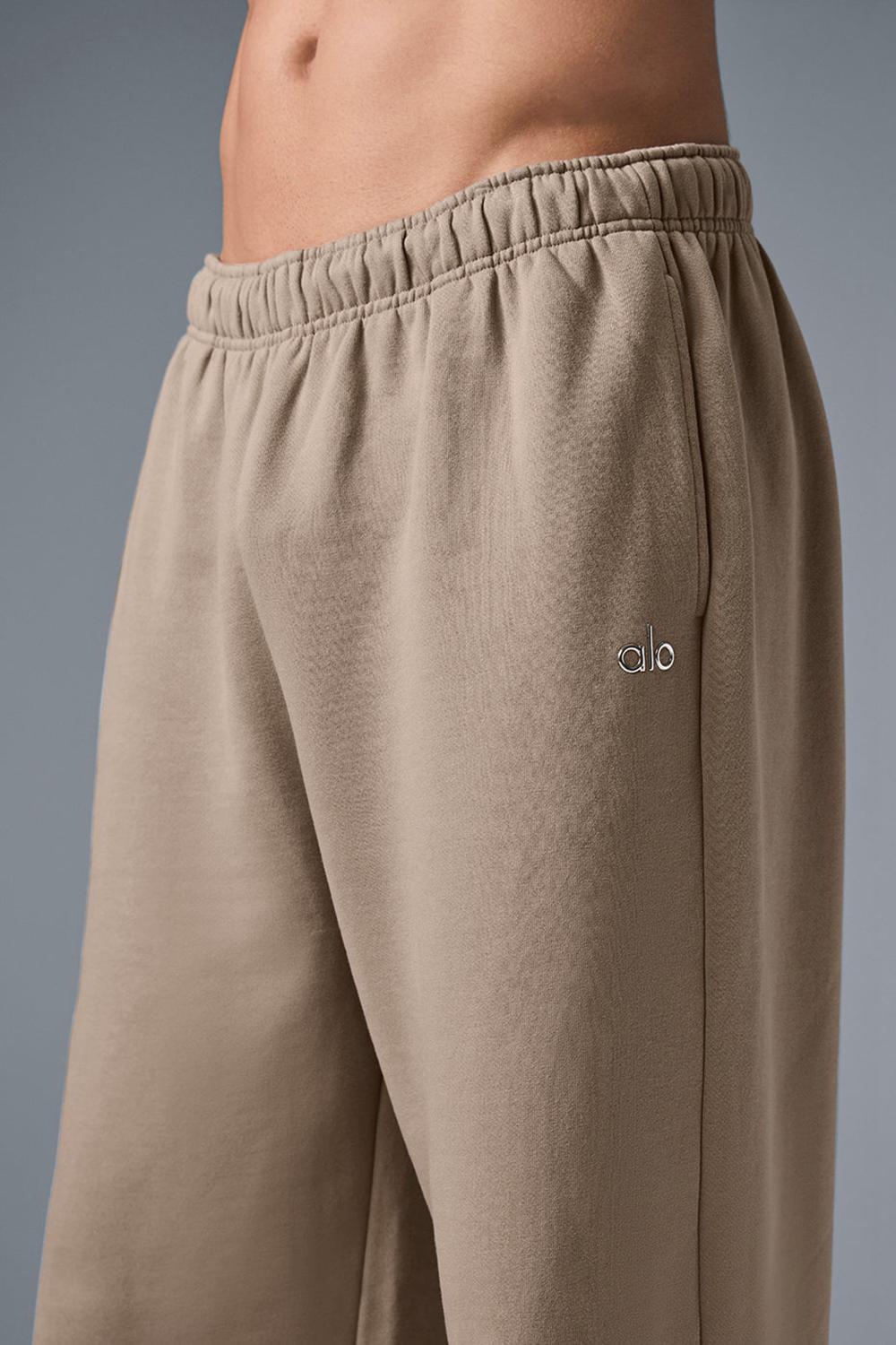 Alo Yoga Accolade Straight Leg Miesten Collegehousut Gravel | Suomi  7654-AGZNW