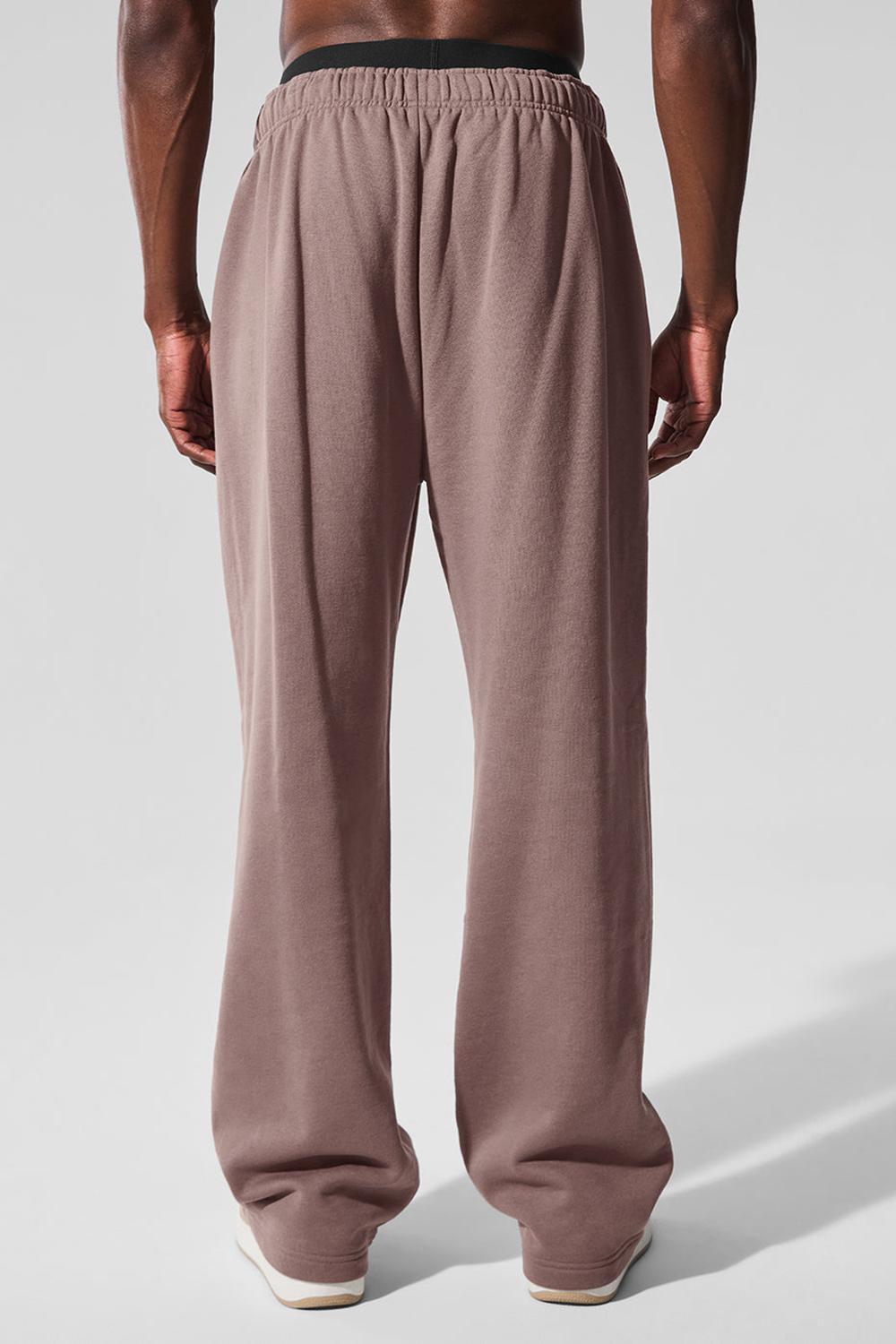 Alo Yoga Accolade Straight Leg Miesten Collegehousut Mushroom | Suomi  1573-VMSFP