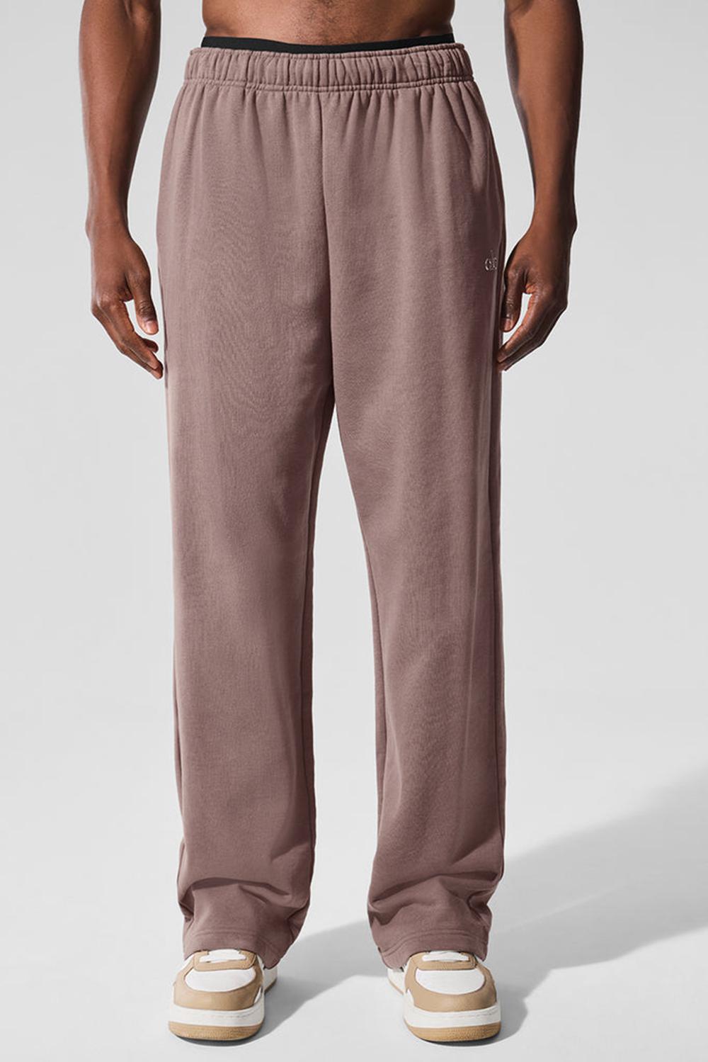 Alo Yoga Accolade Straight Leg Miesten Collegehousut Mushroom | Suomi  1573-VMSFP