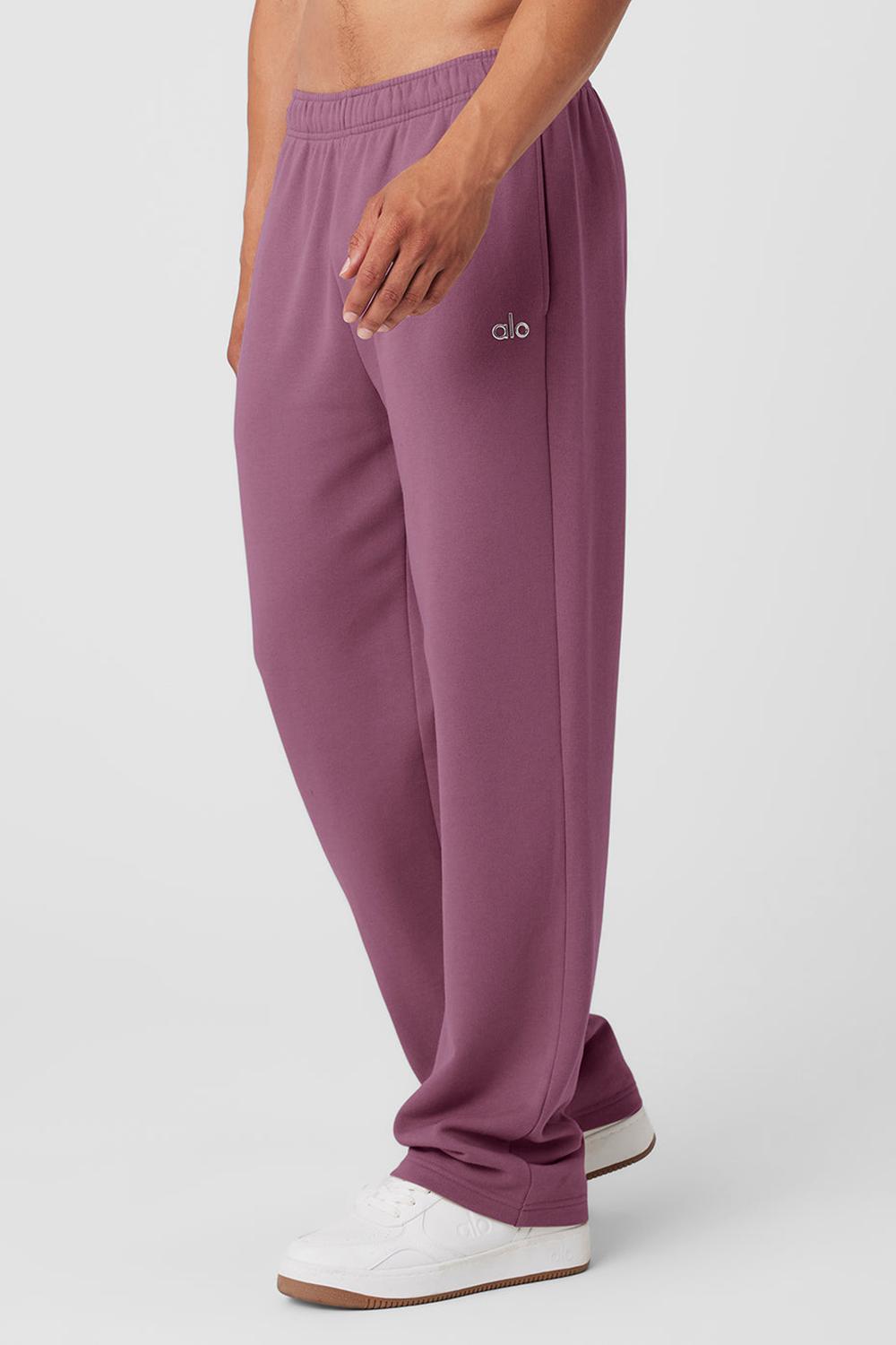 Alo Yoga Accolade Straight Leg Miesten Collegehousut Soft Mulberry | Suomi  6283-IEOFB