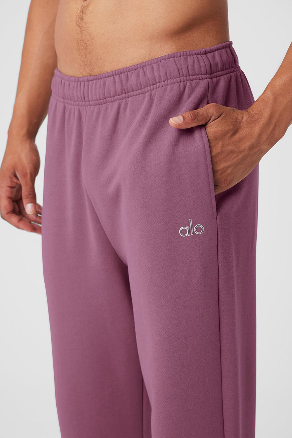Alo Yoga Accolade Straight Leg Miesten Collegehousut Soft Mulberry | Suomi  6283-IEOFB