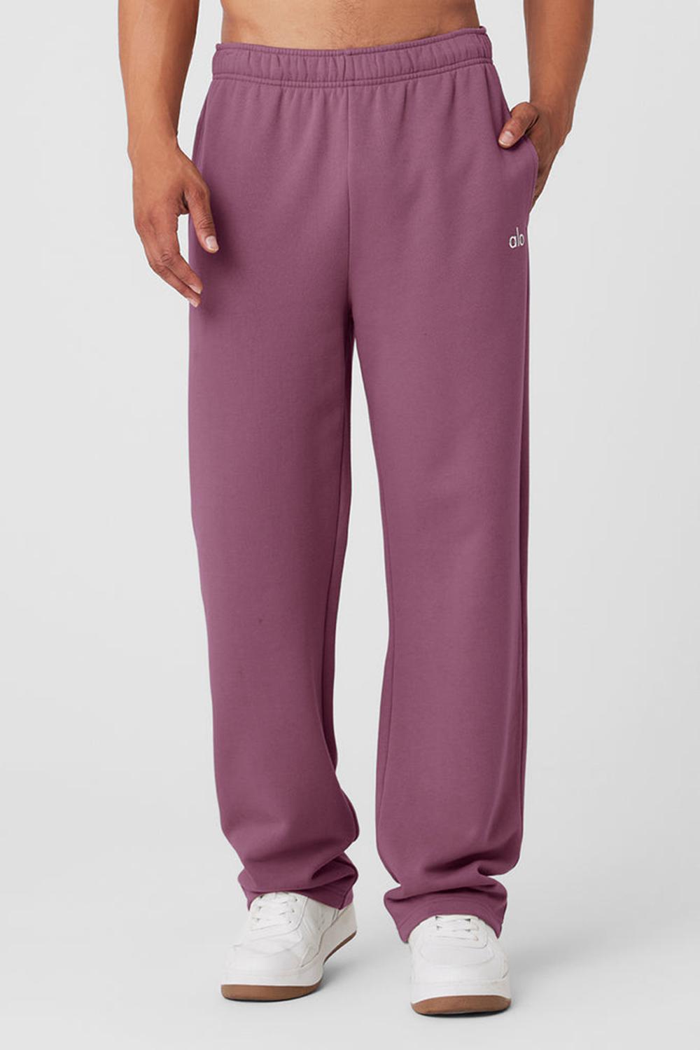 Alo Yoga Accolade Straight Leg Miesten Collegehousut Soft Mulberry | Suomi  6283-IEOFB