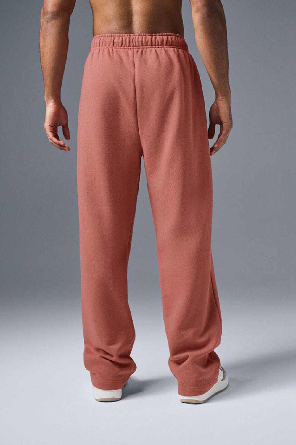 Alo Yoga Accolade Straight Leg Miesten Collegehousut Soft Terracotta | Suomi  1409-URODK