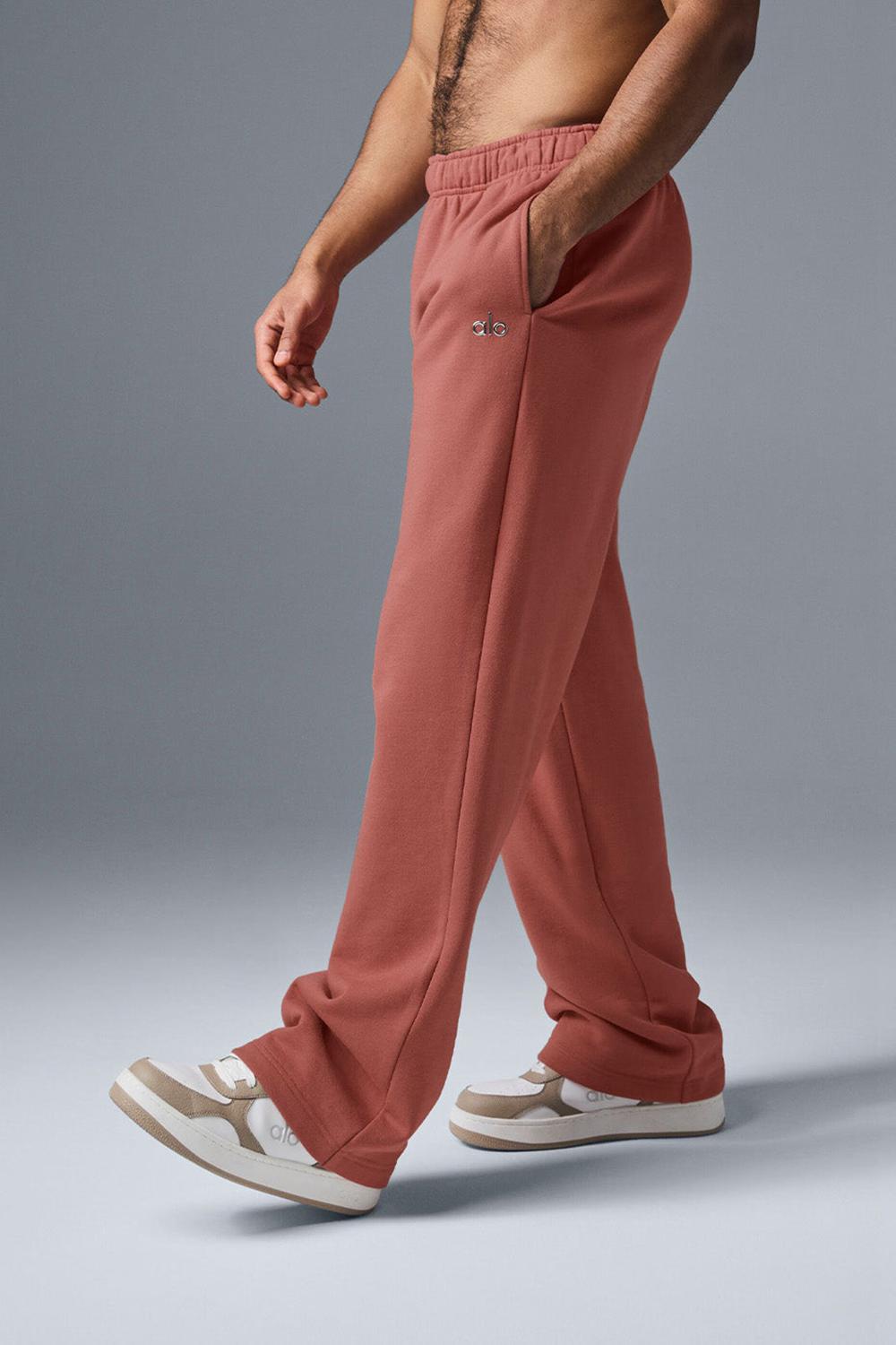 Alo Yoga Accolade Straight Leg Miesten Collegehousut Soft Terracotta | Suomi  1409-URODK