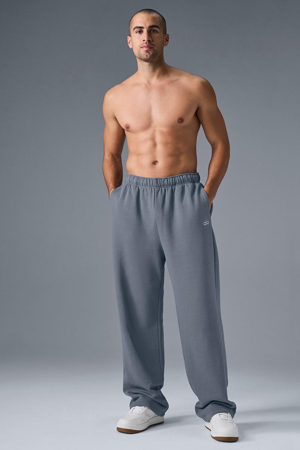 Alo Yoga Accolade Straight Leg Miesten Collegehousut Harmaat | Suomi  3916-JUWBH