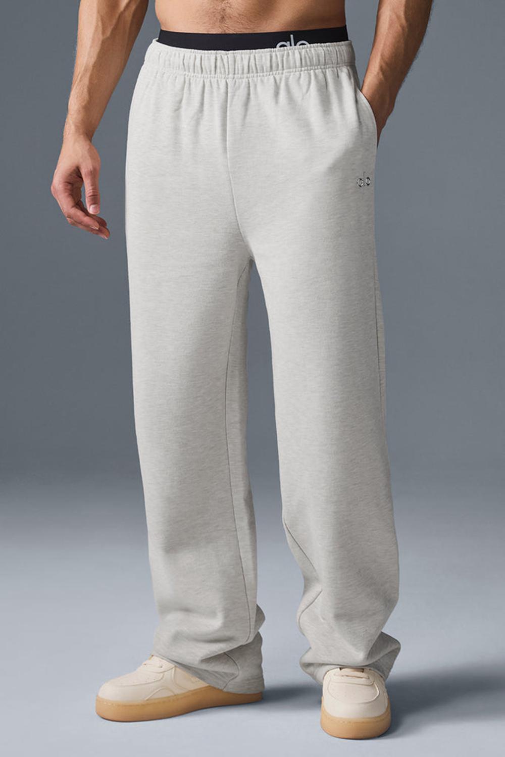 Alo Yoga Accolade Straight Leg Miesten Collegehousut Valkoinen | Suomi  2793-FBMYI