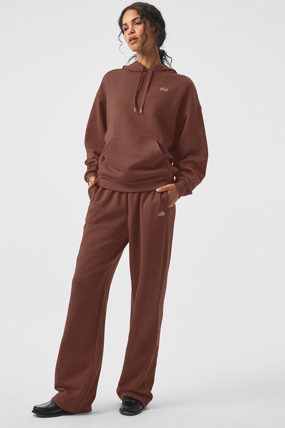 Alo Yoga Accolade Straight Leg Naisten Collegehousut Chestnut | Suomi  2701-EORYN
