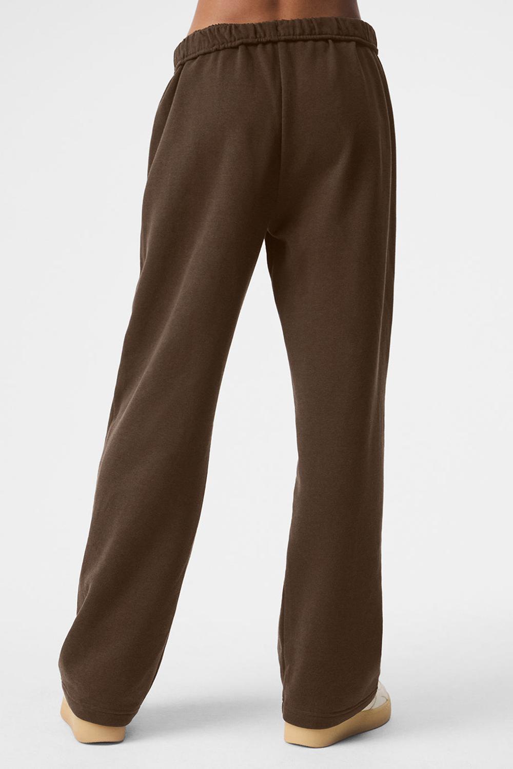 Alo Yoga Accolade Straight Leg Naisten Collegehousut Espresso | Suomi  4026-TCKRQ