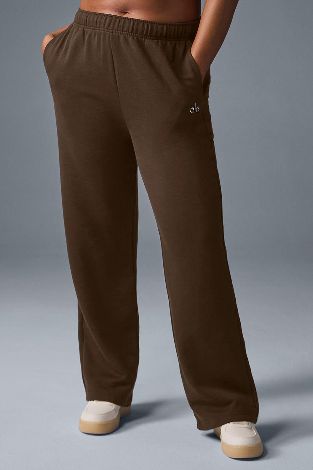 Alo Yoga Accolade Straight Leg Naisten Collegehousut Espresso | Suomi  4026-TCKRQ