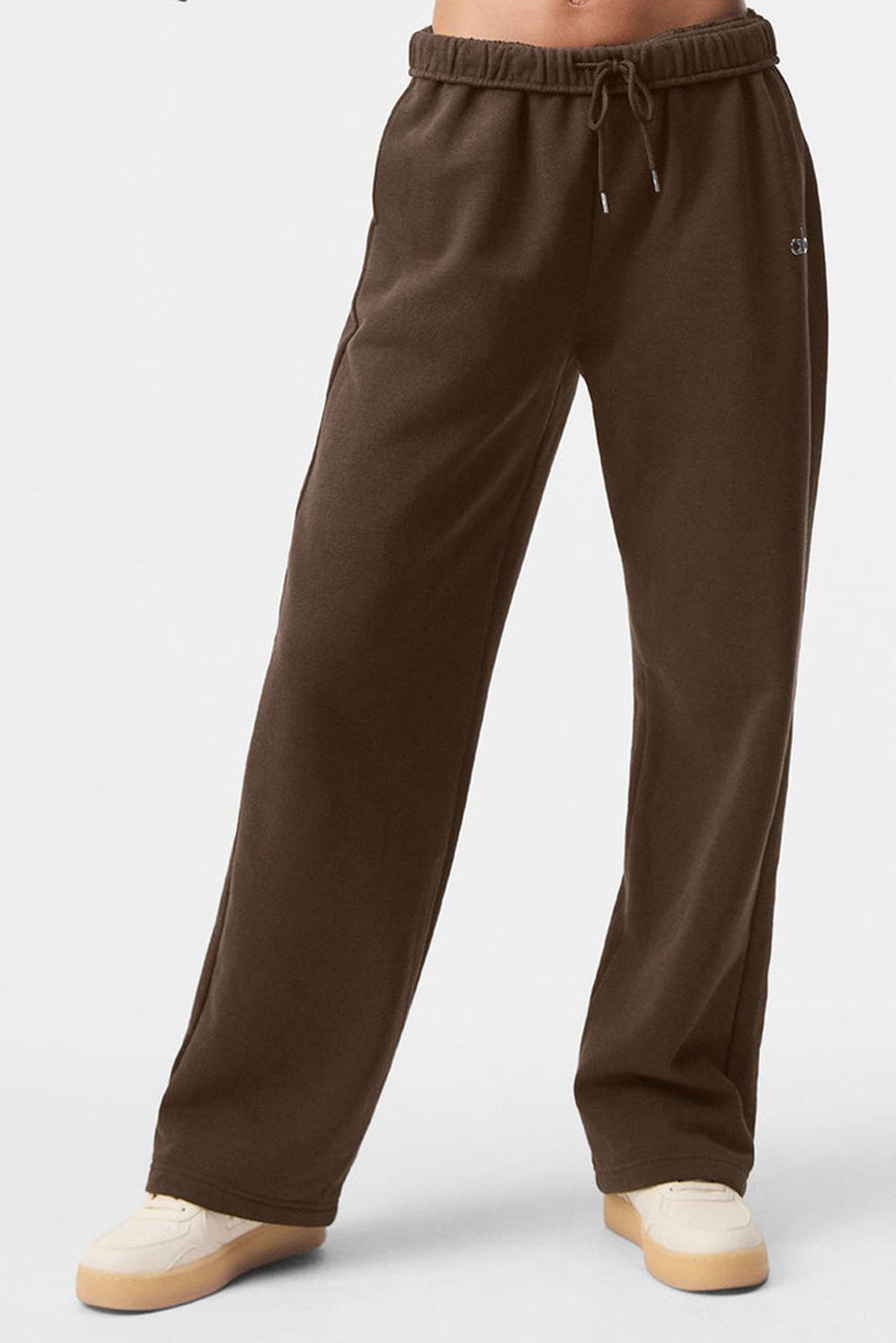 Alo Yoga Accolade Straight Leg Naisten Collegehousut Espresso | Suomi  4026-TCKRQ