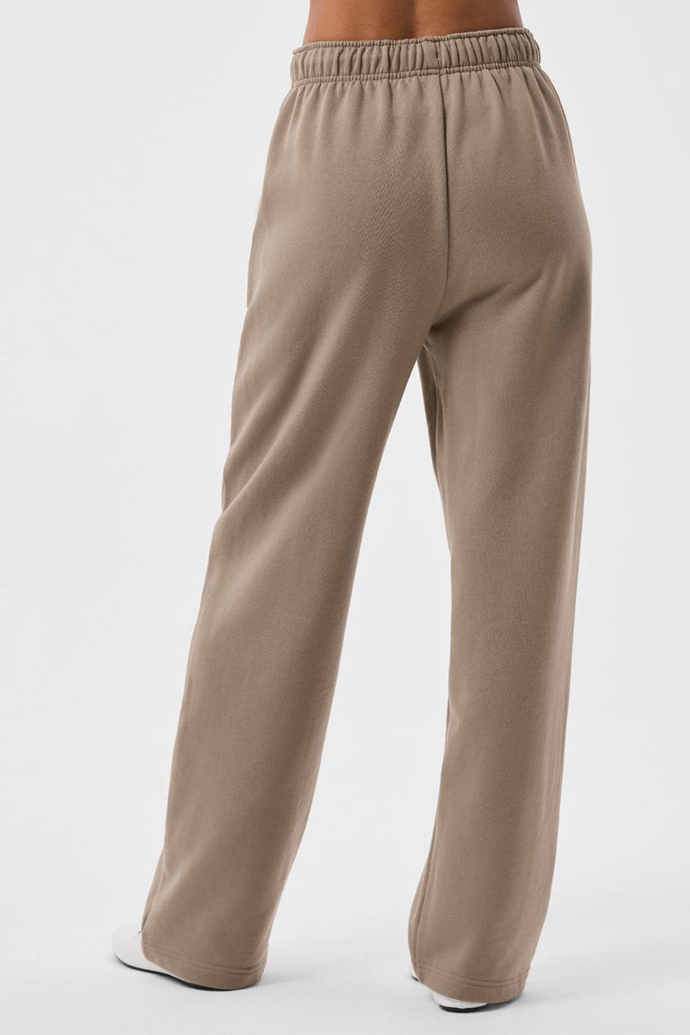 Alo Yoga Accolade Straight Leg Naisten Collegehousut Gravel | Suomi  1549-GZQMC
