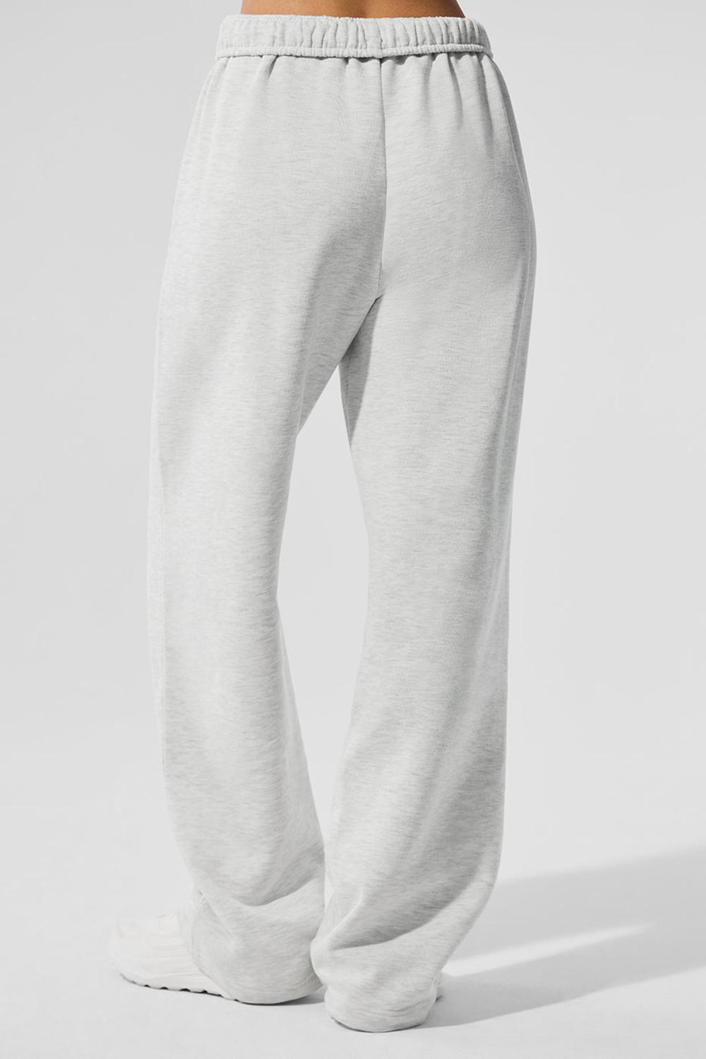Alo Yoga Accolade Straight Leg Naisten Collegehousut Valkoinen | Suomi  5980-VOUQZ