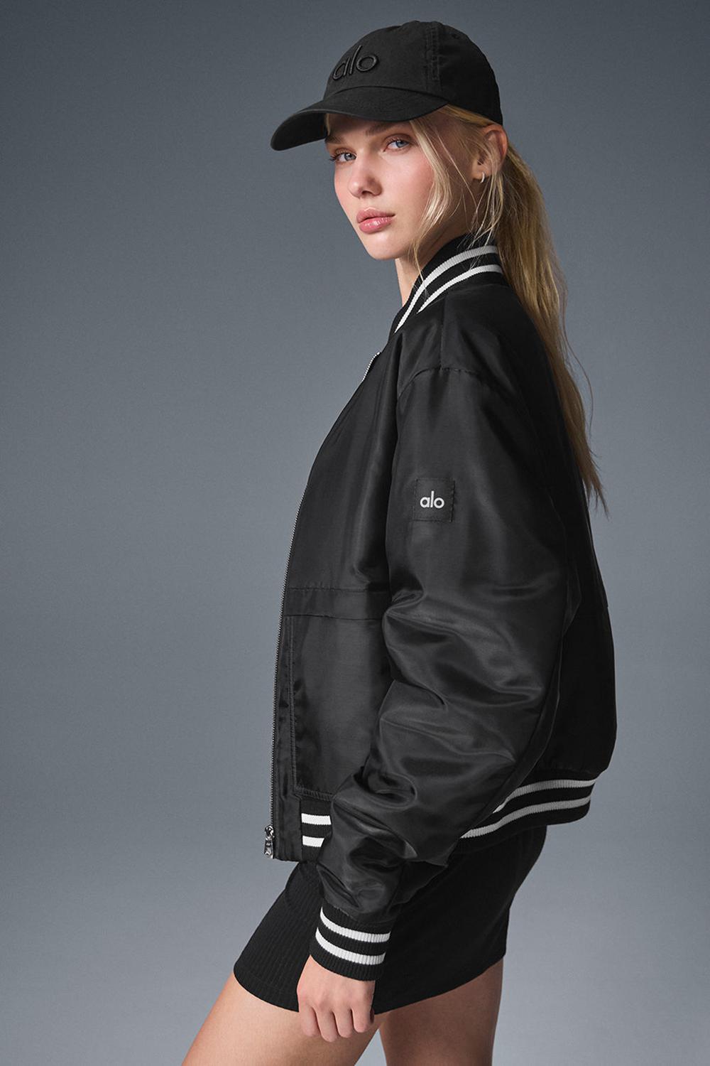 Alo Yoga Afterglow Varsity Naisten Takit Mustat | Suomi  3740-DNOCJ