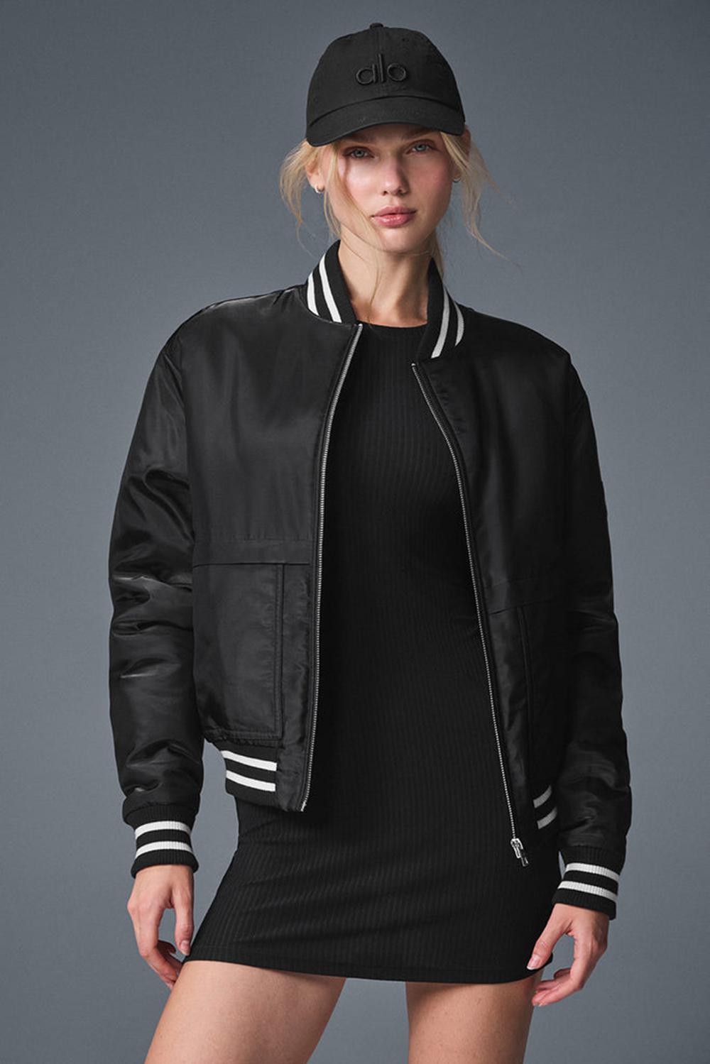 Alo Yoga Afterglow Varsity Naisten Takit Mustat | Suomi  3740-DNOCJ