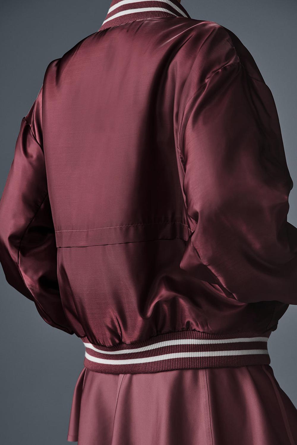 Alo Yoga Afterglow Varsity Naisten Takit Viininpunainen | Suomi  7231-FJVYB