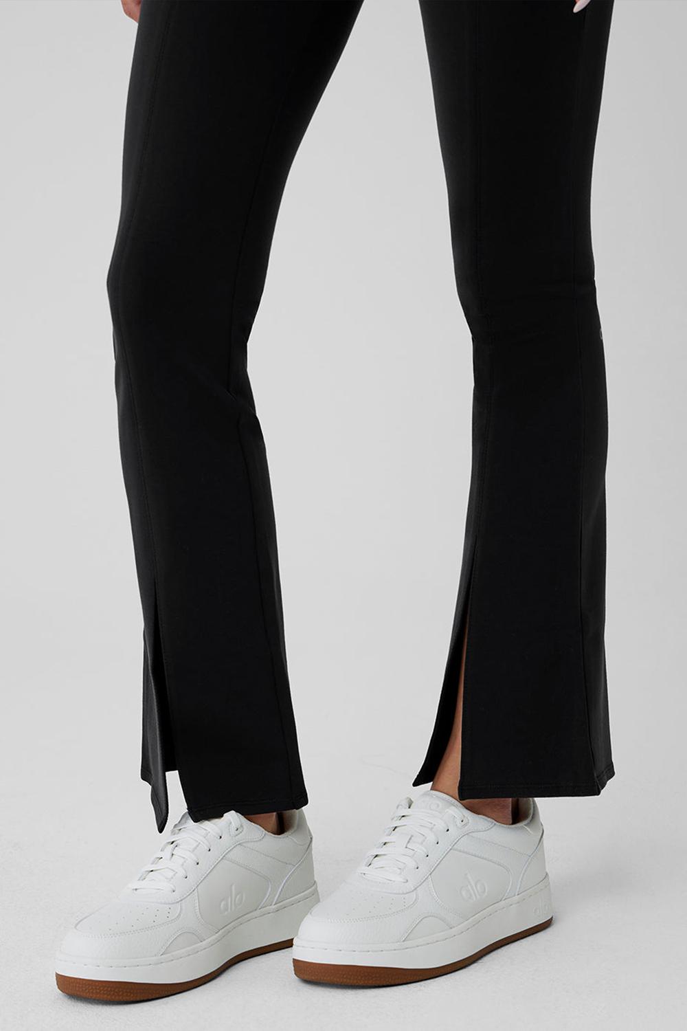 Alo Yoga Airbrush 7/8 High Waist Flutter Naisten Leggings Mustat | Suomi  6417-UHAGR