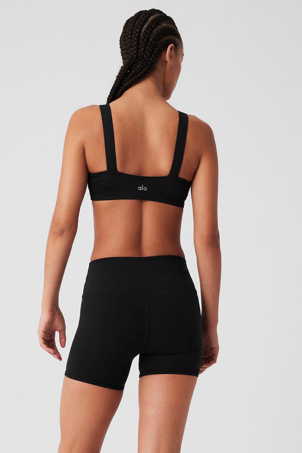 Alo Yoga Airbrush Cinch Naisten Urheiluliivi Mustat | Suomi  3472-TGVLU