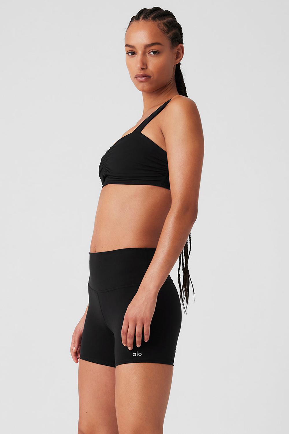Alo Yoga Airbrush Cinch Naisten Urheiluliivi Mustat | Suomi  3472-TGVLU